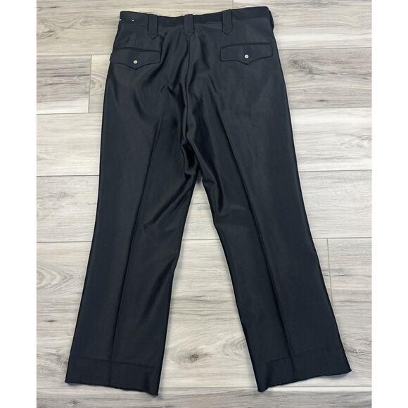 Vintage Laredo Cowboy Western Suit Blazer Jacket 44L & Pants 36 x‎ 28 BLACK USA - Picture 11 of 15